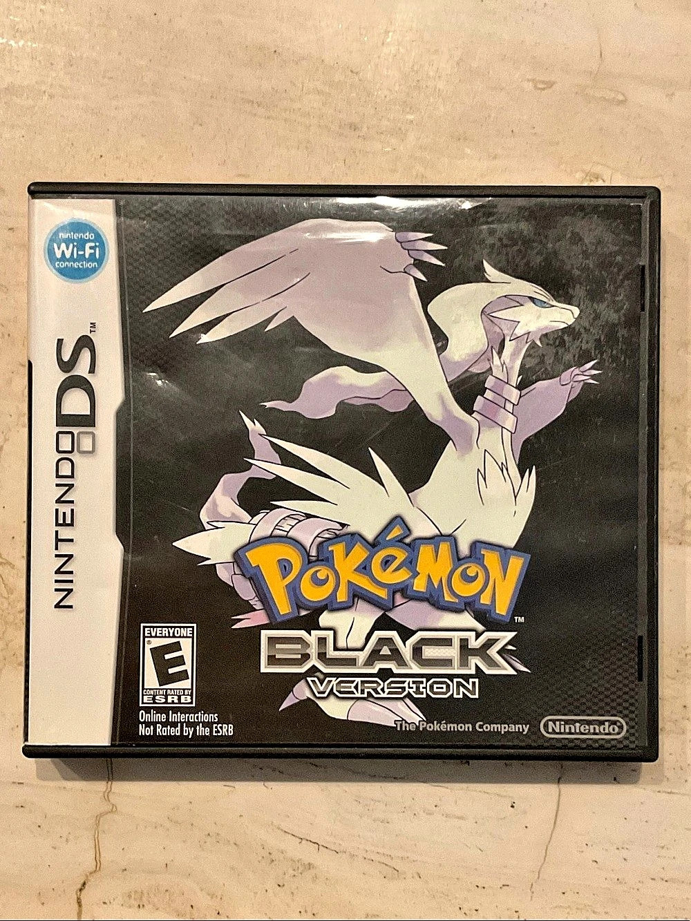 Empty Case Pokemon Black Version Nintendo 3DS Game Case & Artwork No Game